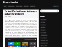 Tablet Screenshot of masseriabaccatani.com